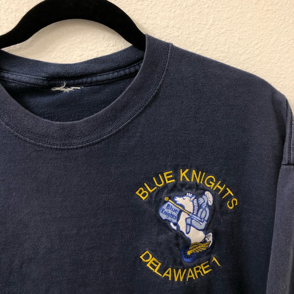 Blue Knights motorcycle club long sleeve shirt vtg - Picture 2 of 4